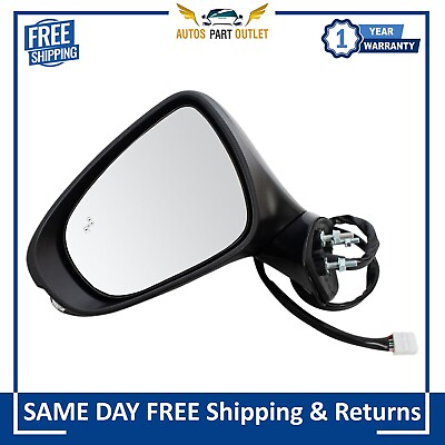 #ad New Side View Mirror Memory Blind Spot Driver Side For 2013 15 Lexus ES300h $126.03