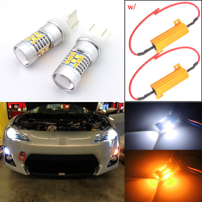 #ad Switchback 28 SMD LED Bulbs Kit for Scion FRS 2013 2016 Front Turn Signal Lights $19.99