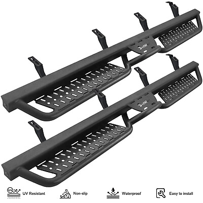 #ad BHK A Running Boards for 2024 Toyota Tacoma Double Crew Cab Nerf Down Step BLK $359.99