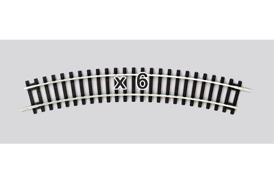 #ad Piko 55211 HO Scale Curved Track R1 30° Order 6x $13.99