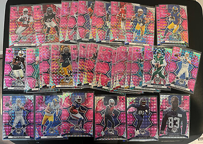 30% off 2022 Panini MOSAIC PINK CAMO PRIZM Football Vets amp; RC Complete Your Set $0.99