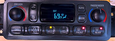 #ad 97 04 C5 Corvette Climate Control LED Upgrade NEW LENS Refund $125 Deluxe CJ2 $549.95