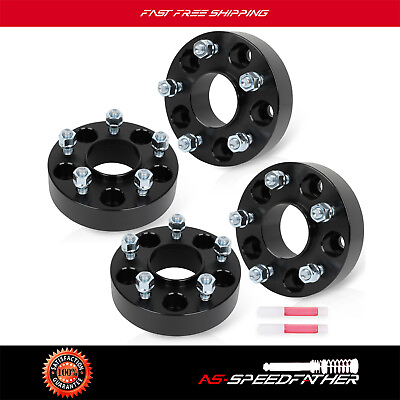 #ad 4 pcs thick 1.5quot; 5x4.75 5Lugs 12x1.5 studs wheel spacers for GMC Jimmy 91 2005 $85.46