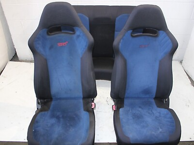 #ad JDM 02 07 SUBARU WRX STI GDB BLUE SEATS WITH MATCHING REARS SEATS RAILS JDM GDB $1249.00