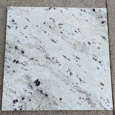 #ad 12x12 Tile Granite Natural Stone Ruby White Floor Remodel Wall 10 Tiles T 13B $148.00