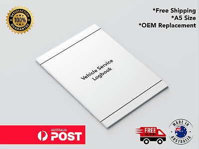 #ad Universal Vehicle Service Logbook Maintenance History Book OEM A5 Booklet New AU $29.99