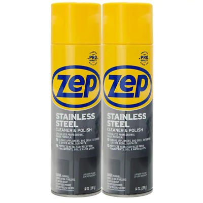 #ad 14 oz. Stainless Steel Polish Pack of 2 by Zep $14.99