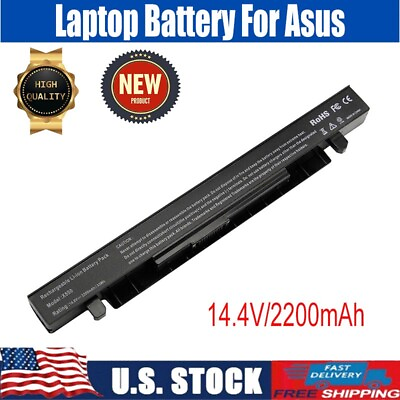 #ad A41 X550A Battery For Asus Laptop X552E R510L R510CA X450V K550L F550V P550C $10.89