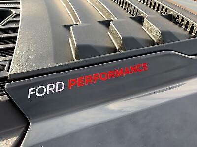 #ad 2 Ford Performance Hood Cowl Sticker Decal fits Raptor Mustang Focus Explorer ST $9.99