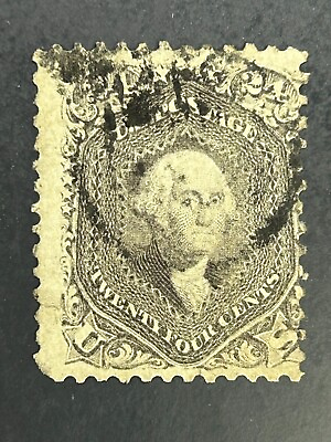 #ad 78 1862 24 Cent US Stamp Used $45.00