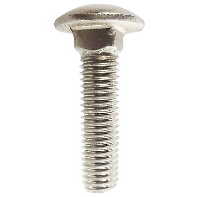 #ad 1 4 20 Carriage Bolts Stainless Steel With Option to Add Nuts and Washers $42.75