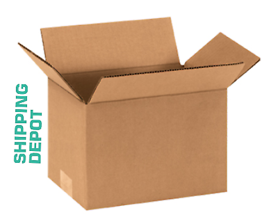#ad 100 9x4x4 Kraft Cardboard Boxes Mailing Packing Shipping Box Corrugated Carton $55.34