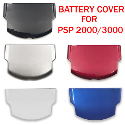 #ad Battery Cover Door for Sony PSP 2000 3000 Slim White Black Silver Red $4.75