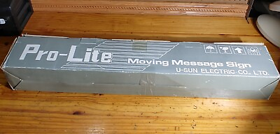#ad Pro Lite PL 2100W 110V Auto Timer Electric Moving Message Sign LED Display $172.66