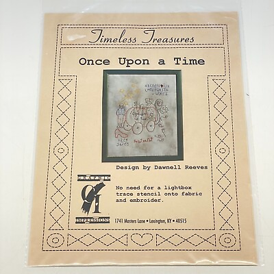 #ad Timeless Treasures Stitchery Quilt Embroidery Sewing Template Once Upon a Time $9.99
