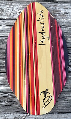 #ad Hydroslide Skimboard Wave Surfer Boogie Board Orange 35”x19” Nash Sports $38.00