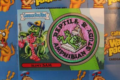 #ad 2024 GARBAGE PAIL KIDS AT PLAY PATCH CARD P AS SLIMY SAM REPTILE AMP STUDY 66 15 $79.99