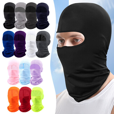 #ad Men Women Tactical Balaclava Face Mask UV Protection Ski Sun Hood Tactical Masks $2.99