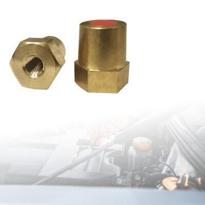 #ad 2x Durable Positive Negative Brass Battery Connector Post Terminals Adapter $11.15