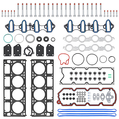 #ad MLS Head Gasket Set Bolts for 02 04 Chevrolet GMC Buick Cadillac 5.3L 4.8L OHV $148.75