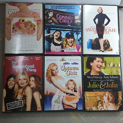 #ad Starring Women Movies Lot Of 6 Sweetest Thing Julieamp; Julia Connie amp; Carla Streep $15.97