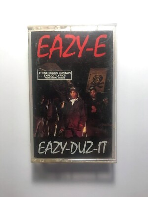 #ad Eazy E Eazy Duz It Cassette Tape 1988 Gangsta Rap Priority Records Explicit $15.00
