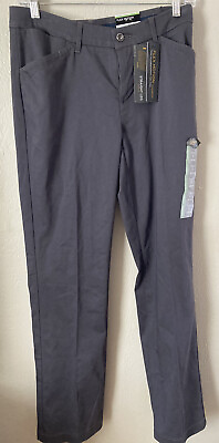 #ad Lee Womens Flex Motion Regular Fit Trouser Pant iron color NWT size 6 $24.00