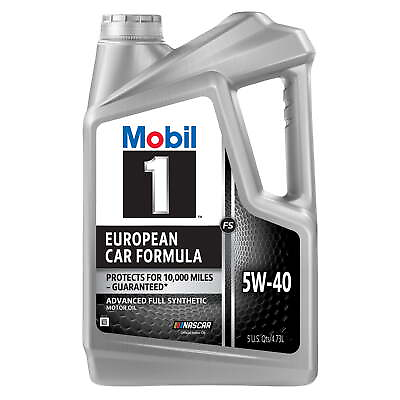 #ad Mobil 1 FS European Car Formula Full Synthetic Motor Oil 5W 40 5 Quart $26.00