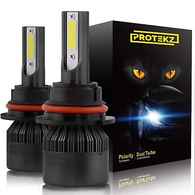 #ad Protekz 80W 8000LM LED headlight Kit 9007 HB5 Hi Lo bulb 6000K White CREE Pair $35.38