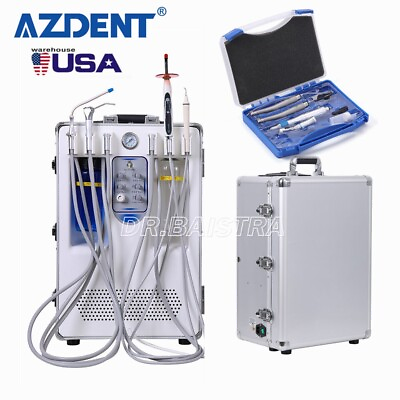 #ad Dental Portable Delivery Unit With Curing Light Ultrasonic Scaler Handpiece Kit $1129.84