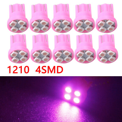 #ad 10* Purple T10 194 LED Bulbs for Instrument Panel Gauge Cluster Dash Light Bulbs $8.99