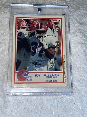 #ad HARD SIGNED 1989 Louis Rich Police Buffalo Bills Nate Odomes #6 $40.00
