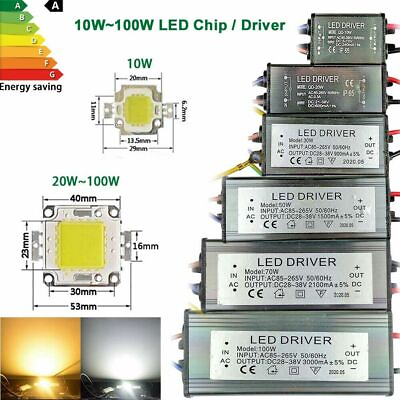 #ad LED chip driver COB High power supply 10W 30w 20w 50w 70W 100W floodlight12v 36v $10.99
