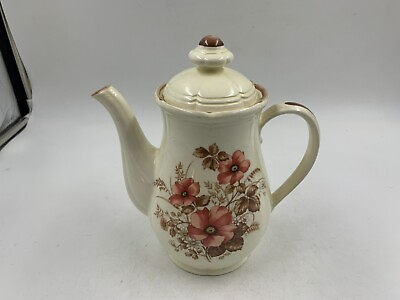 #ad Pre Owned Ceramic 9in Retro Floral Teapot DD02B19001 $26.64