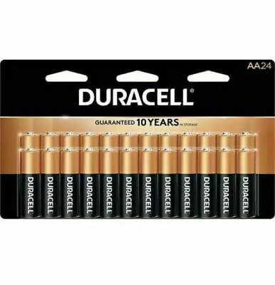 #ad Duracell Coppertop AA Battery with POWER BOOST 24 Pack . Free 🚢 $15.95