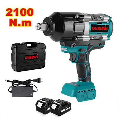 #ad Impact Wrench Cordless 3 4#x27;#x27; Brushless High Power Driver 2100N.m w 2 x Batteries $179.40