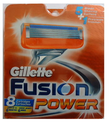 #ad Gillette Fusion Power Razor Blades 8 Cartridges Bulk Packaging $20.49