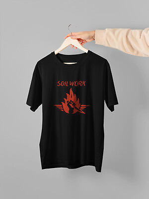 #ad Soilwork Stabbing The Drama In Flames Raunchy Shirt $19.99