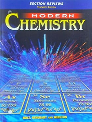 #ad Modern Chemistry : Section Reviews Paperback Rinehart and Winston $12.92