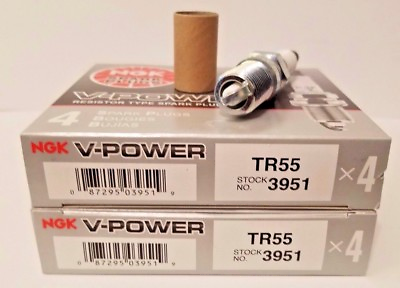 #ad 8 Plugs NGK TR55 3951 V Power Spark Plugs Ford Chevrolet Cadillac Buick $25.99