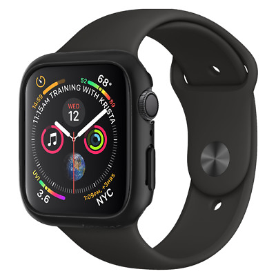 #ad For Apple Watch Series 6 5 4 SE 40mm 44mm Spigen Thin Fit Slim Protective Cover $14.99