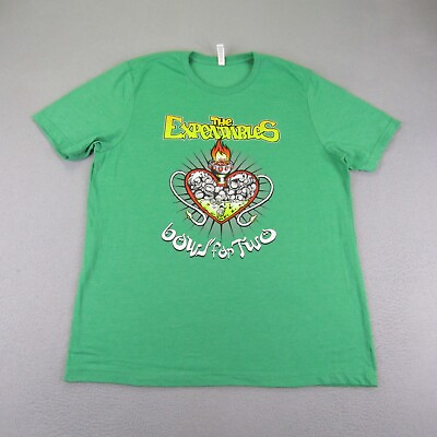 #ad The Expendables Shirt Mens XL Green Bowl For Two Reggae Rock Band Concert Tee $34.97