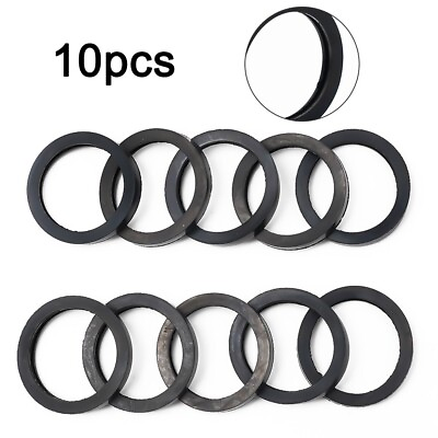 #ad 10x Gas Can Spout Gaskets Sealing Rubber O Ring Seals Gasket Fuel Washer Black $10.19