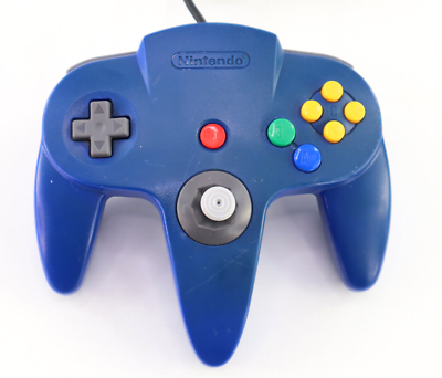 #ad Nintendo 64 N64 Blue Controller OEM Authentic Original Tested 5 $17.99