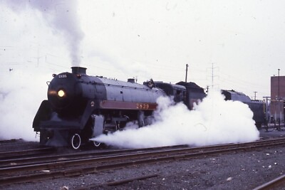 #ad CP 2839 CANADIAN PACIFIC Railroad Train Steam Engine ALEXANDRIA VA Photo Slide $5.99