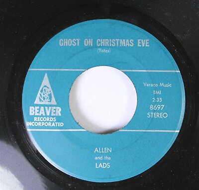 #ad Hear Christmas 45 Allen amp; The Lads Ghost On Christmas Eve Angel O $19.99