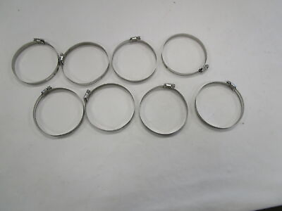 #ad IDEAL SIZE 72 STAINLESS STEEL HOSE CLAMP SET OF 8 MARINE BOAT $19.95