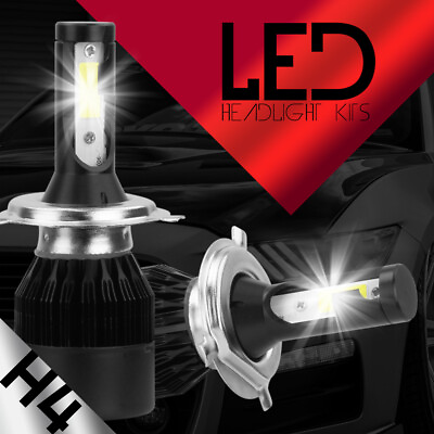 #ad 1060W 159000LM H4 HB2 9003 6000K White CREE LED Headlight Hi Lo Power Bulbs Kit $19.25