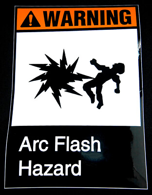 Arc Flash Hazard Warning Decal 7quot; x 10quot; 5 pk 10099611 $7.27