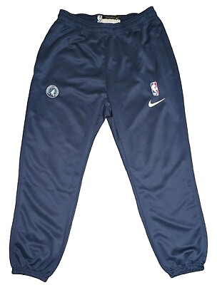 #ad Size XL Nike Timberwolves NBA Pants Issued Jogger Navy Blue DN6762 419 DRI Fit $49.98